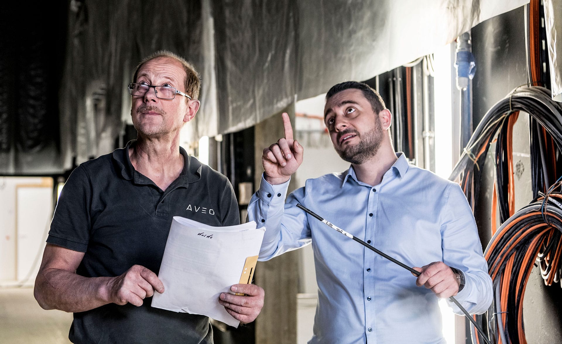 AVEO Medientechnik Projekt Baustelle